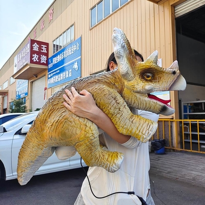 Realistische animatronische Baby-Dinosaurierpuppe für Dino Park and Show