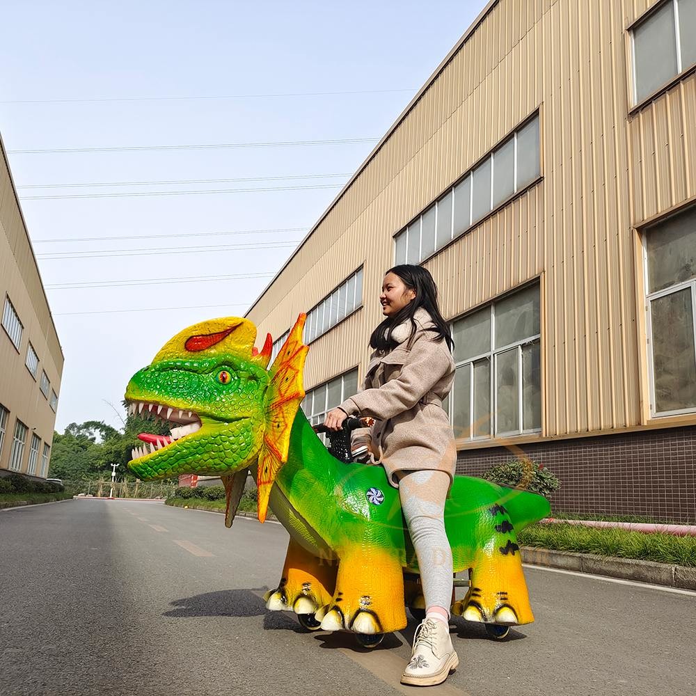 Loading Dinosaur Animatronic Dinosaur Ride for Kids - Coin/Remote Control