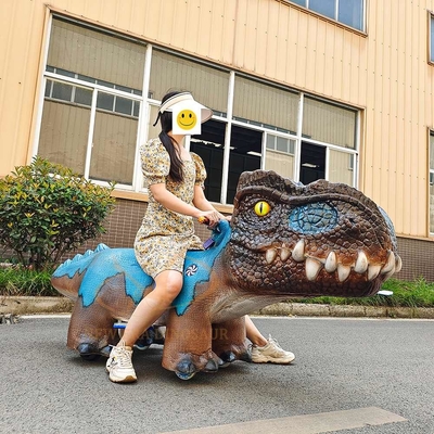 Ein guter Preis. Münzbetriebenes Elektro-Dinosaurier-Fahrgeschäft, animatronischer Dinosaurier-Roller für Themenparks Online