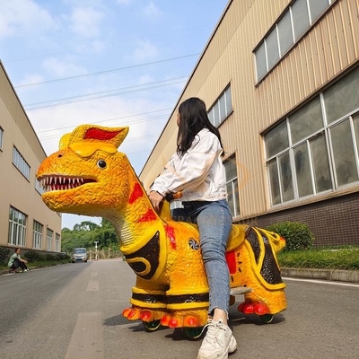 Ein guter Preis. Innovative Animatronische Elektrofahrt auf Dinosaurier für Kinder und Erwachsene 350W Online