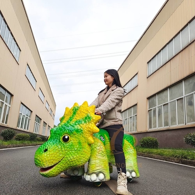 Ein guter Preis. Lebendige Farben Elektrische Fahrt auf Dinosaurier Kinder Animatronische Dinosaurierfahrt 350W Online