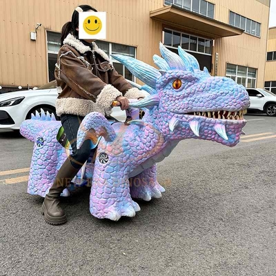 Ein guter Preis. Jurassic Park Elektrofahrt auf Dinosaurier 350W 100kg Belastung Lebensecht Animatronischer Dinosaurier Online