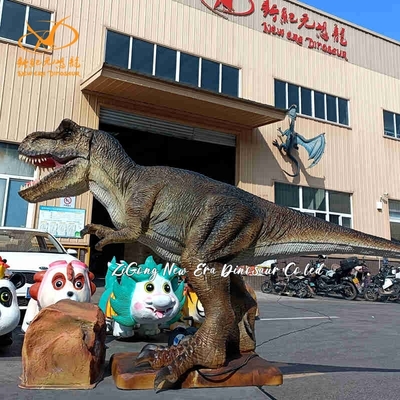 Un buon prezzo. Modello di dinosauro T-Rex animatronico realistico con sensore a infrarossi in linea