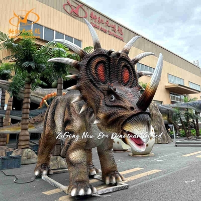 Ein guter Preis. Robotischer Riesen-Animatronic-Dinosaurier Dino Park Styracosaurus Dinosaurier Modell Realistische Hauttextur Online