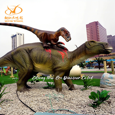 Ein guter Preis. Lebensgröße Animatronischer Dinosaurier Stahlrahmen Silikon Gummi 3-50m Online