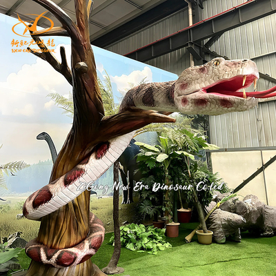 Un buon prezzo. Serpente animatronico robotico realistico resistente alle intemperie, dimensioni personalizzate per zoo e parchi in linea