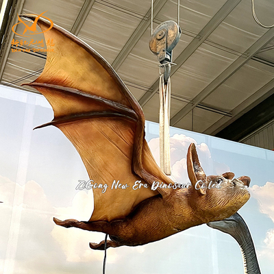 Un buon prezzo. Scoiattolo Volante Animatronico Realistico Artificiale Resistente alle Intemperie per Attrazione del Parco in linea