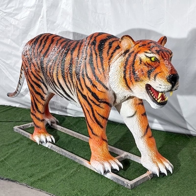 Ein guter Preis. Vergnügungspark Simulation Realistischer Animatronischer Tiger 2m Länge Benutzerdefinierte Farben Online