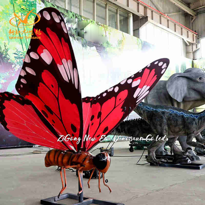 Ein guter Preis. Maßgeschneiderte Animatronic Insekten Große Animatronic Schmetterling Modell für Feuchtgebietspark Online
