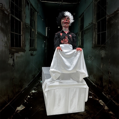 Dobra cena. 1m-2m Realistyczny, robotyczny rekwizyt trupa do nawiedzonych domów i Halloween w Internecie