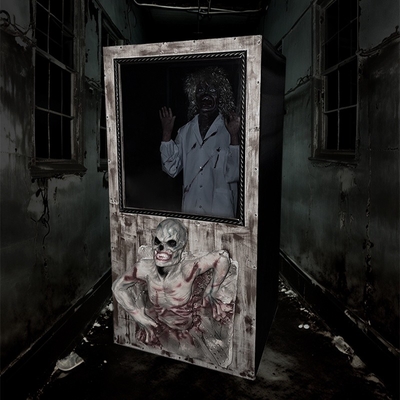 Good price Mirror Beauty Haunted Mansion Props With Scary Sound Control Customized Size online