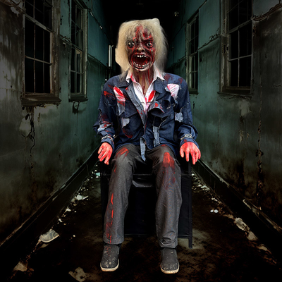 Giá tốt. Đạo cụ hoạt hình khí nén trang trí kinh dị cho nhà ma Halloween trực tuyến