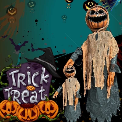 Giá tốt. Đạo cụ trang trí đáng sợ bằng nhựa tùy chỉnh Trang trí bộ xương Halloween cho Biệt thự ma ám trực tuyến