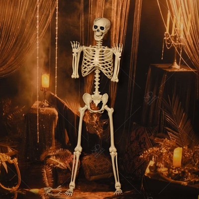 Harga yang bagus Animatronik Halloween Hantu Tengkorak Rumah Hantu Perlengkapan Hari Raya Dekorasi on line
