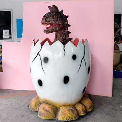 Un buon prezzo. 110V 50Hz o 220V 60Hz Modello di uovo di dinosauro animatronico per parchi a tema in linea