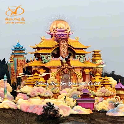 Giá tốt. Đèn lồng lễ hội Trung Quốc khung thép tùy chỉnh để trang trí ngoài trời trực tuyến