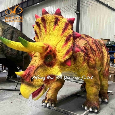 Giá tốt. Khủng long Triceratops điện tử Animatronic màu sắc tùy chỉnh với điều khiển cảm biến hồng ngoại trực tuyến